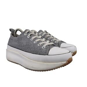 Madden Girl Shoes Womens 9 Sneaker Fashion Platform Winner Casual Lifestyle Grey